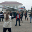Молодогвардейцы провели фитнес-зарядку для учащихся Луховицкого авиационного техникума - Луховицкие вести