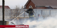 Пожарные Луховиц потушили баню и мастерскую, не дав огню перекинуться на соседние строения - Regions.Ru