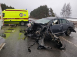 В дорожном происшествии под Луховицами пострадали четверо